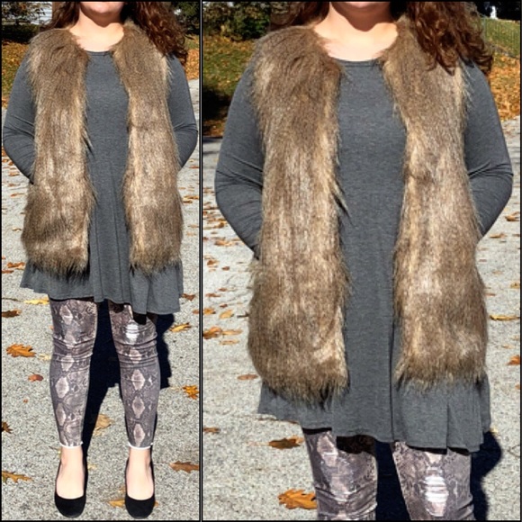 Boutique Jackets & Blazers - A5️⃣🌟! Size XS only!! Tan Fur Vest! NEW! Boutique Jackets & Blazers - A5️⃣🌟! Size XS only!! Tan Fur Vest! NEW!